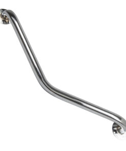 Disabled Grab Rail Chrome Plated Dog Leg