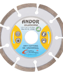 Andor Diamond Disc Segmented Ss 115X1.8Mm