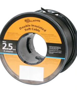Gallagher Soft Black Leadout Cable 2.5 Mm X 100 M