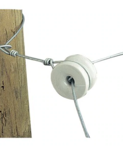 Gallagher Porcelain Insulator Reel 45 Mm - 10 Per Pack