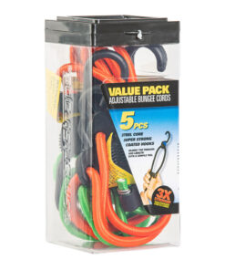 Bungee Straps Superstrong Adjustable Assorted 5Pc