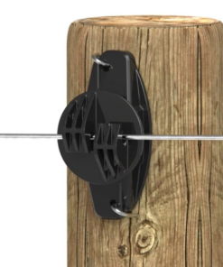 Gallagher Black Insulator Claw Wd Pst - 25 Per Pack