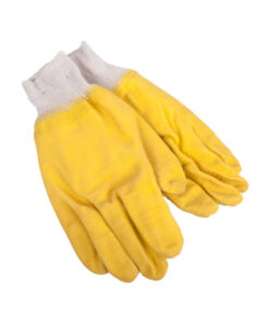 Glove Rubberized Knitted Wrist