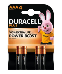 Duracell Battery Plus Alkaline Aaa 4 Pack