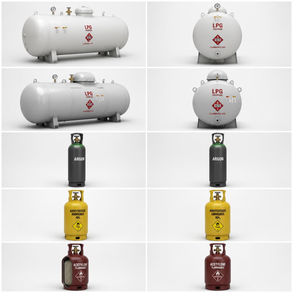 High-Pressure Hydrogen Cylinder 50L (Industrial Manufacturing Supply)
